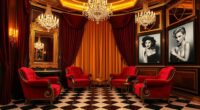 vintage glamorous silver screen