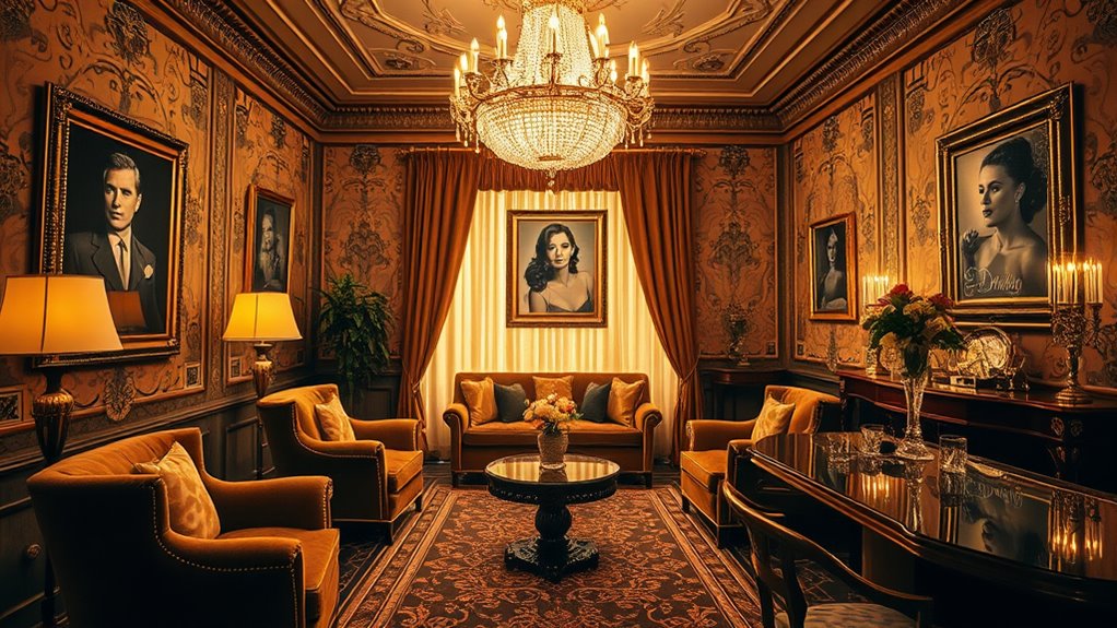 vintage hollywood glamour style