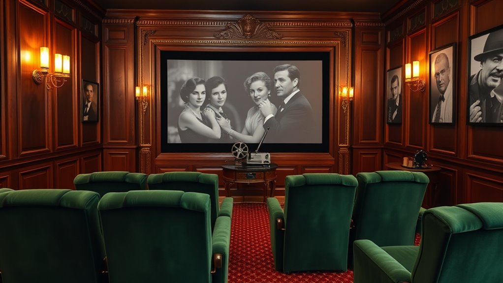 vintage hollywood home theater