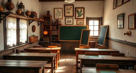 vintage homeschool classroom design