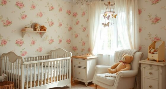 vintage inspired baby nursery