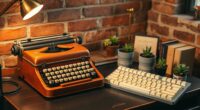 vintage keyboard decor ideas