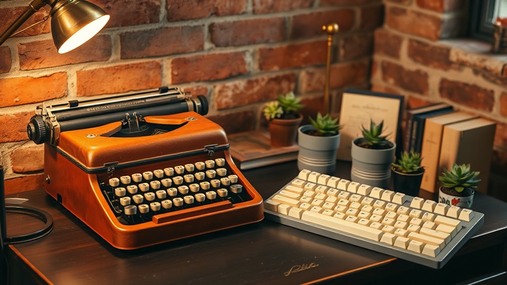 vintage keyboard decor ideas