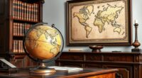vintage map decor elegance