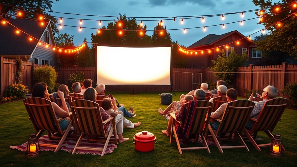 vintage outdoor cinema experience