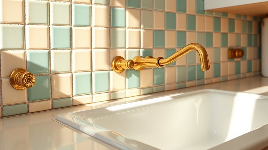 vintage tile kitchen backsplashes