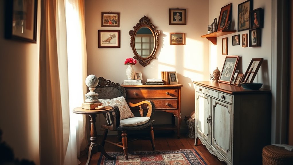 vintage treasures maximize small space