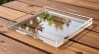 acrylic platters enhance aesthetics