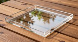 acrylic platters enhance aesthetics