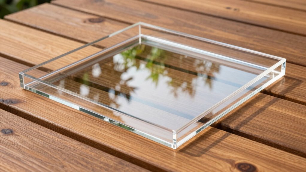acrylic platters enhance aesthetics