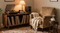 audiophile collector reading nook