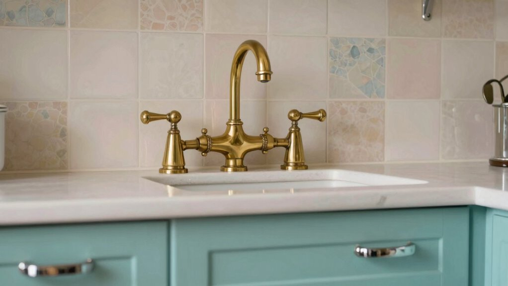blending vintage brass chrome