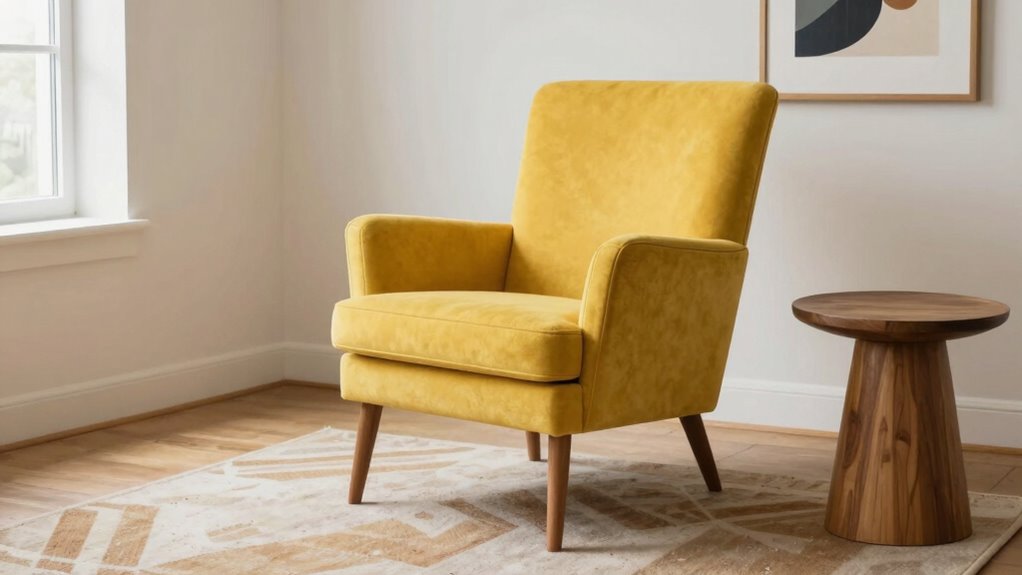 bold colorful sculptural accents