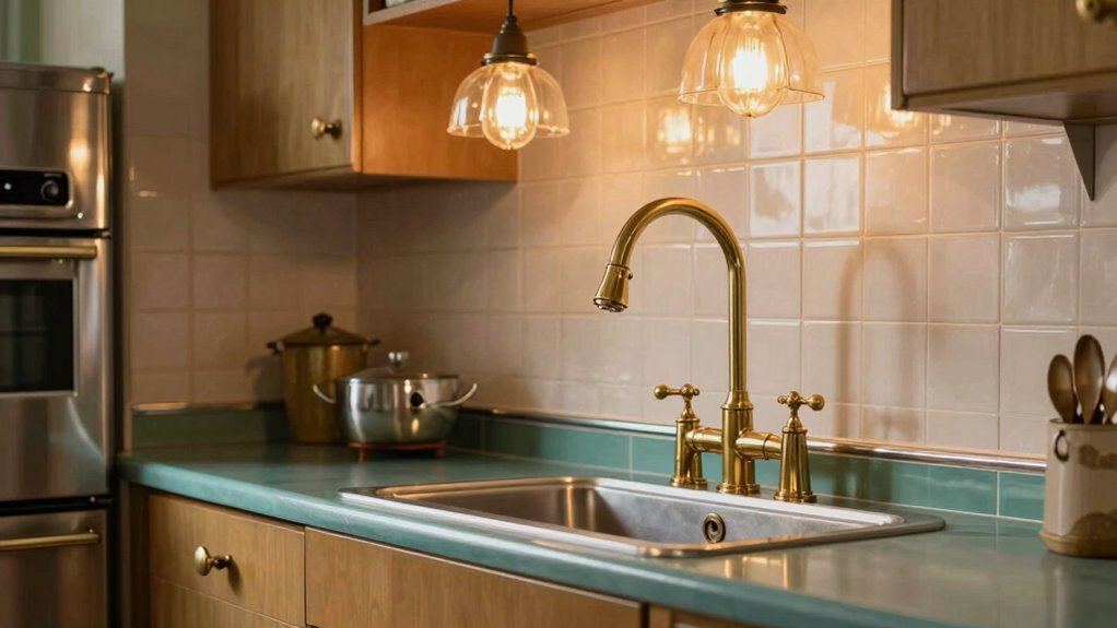 brass and chrome pairing