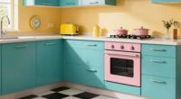 classic retro kitchen colors