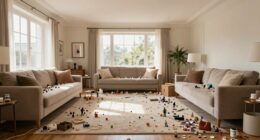 clutter overwhelms spaciousness