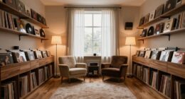 comfortable record room design