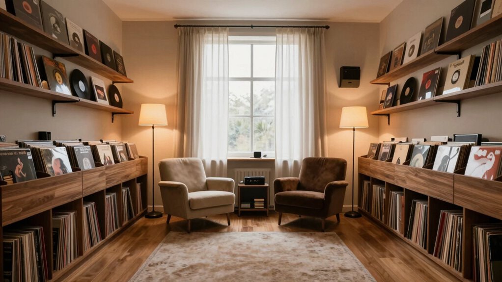 comfortable record room design