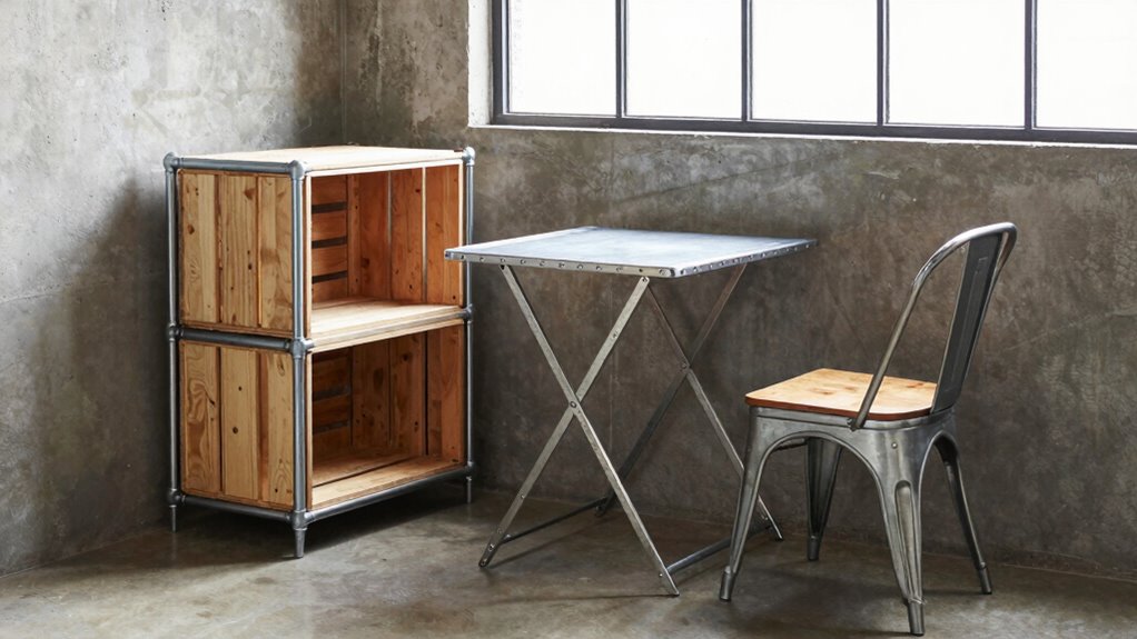 compact industrial furniture ideas