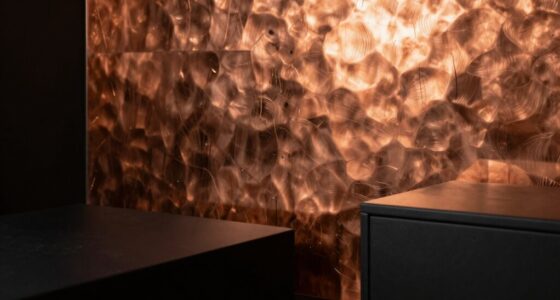 copper enhances interior spaces