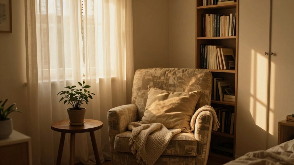 create cozy listening corner