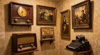 display vintage tech art