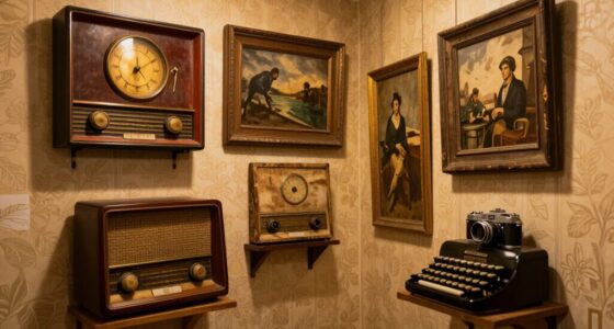 display vintage tech art
