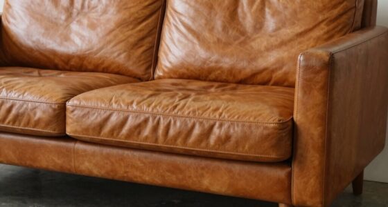 elegant aged leather comfort