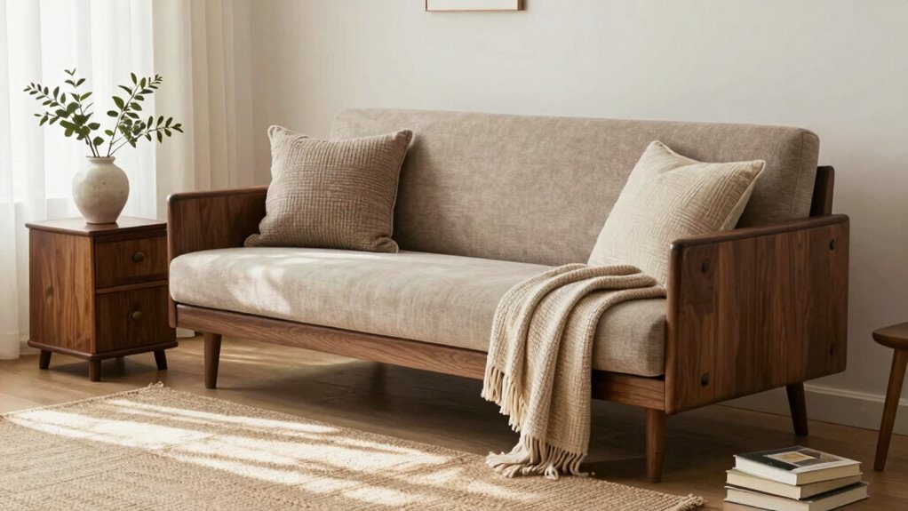 elegant balanced mid century styling