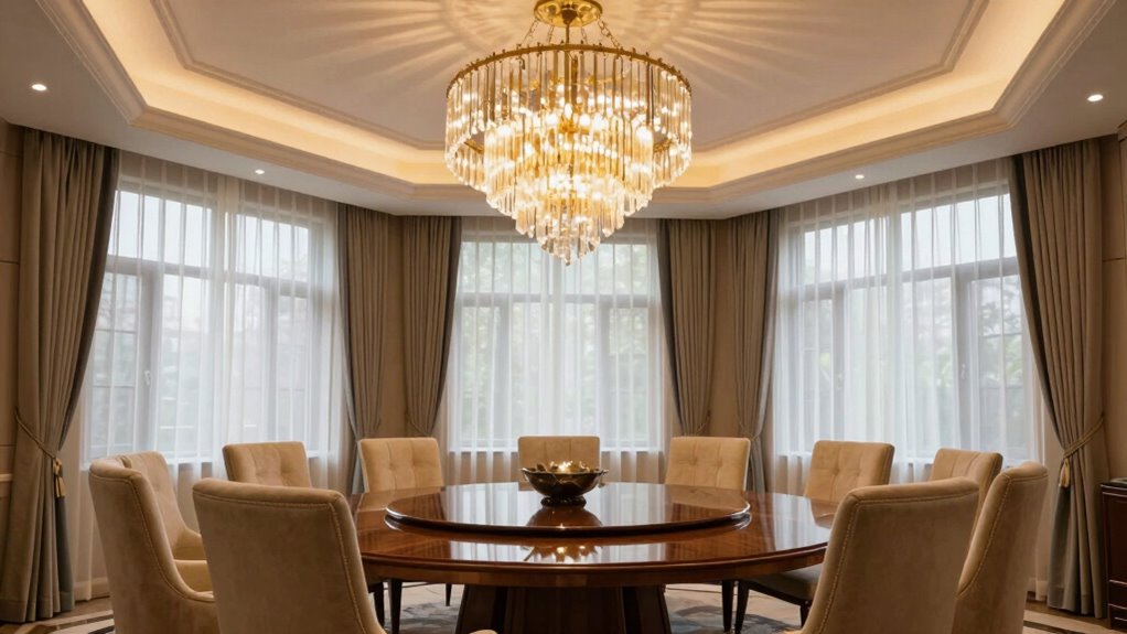 elegant focal point lighting