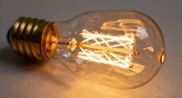 elegant vintage filament lighting