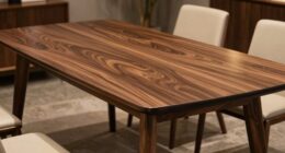 elegant walnut dining tables