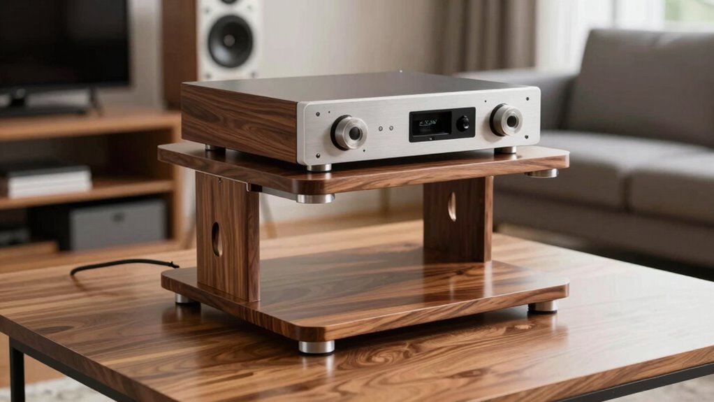 enhanced audio with specialized stands