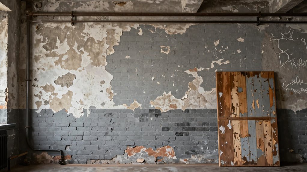 exposed brick with vintage accessories