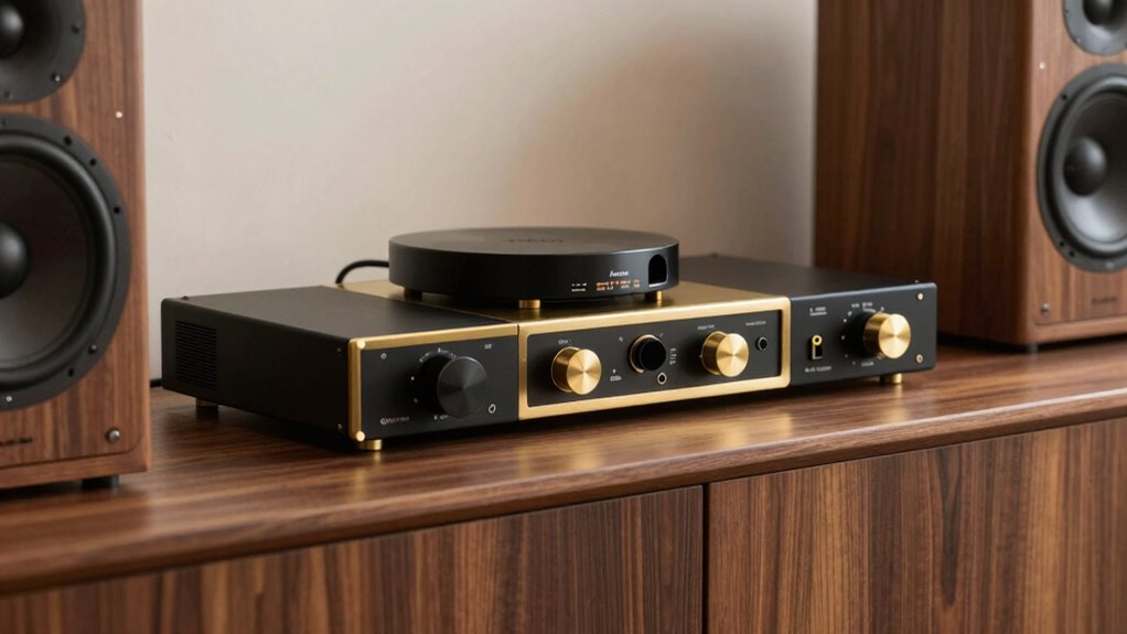 harmonizing walnut brass black