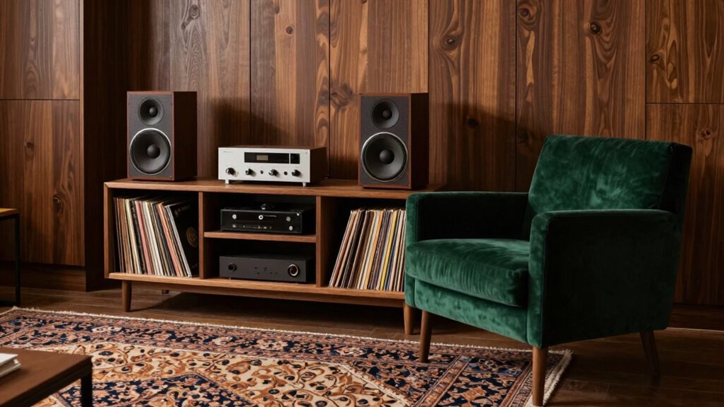 heavy furniture alters acoustics