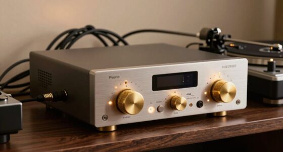 high quality preamps enhance sound