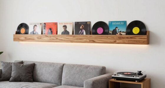 ideal spots for turntable shelves