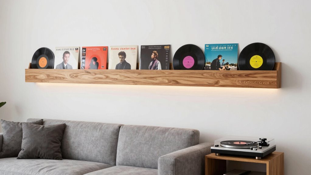 ideal spots for turntable shelves