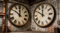 large industrial wall clocks