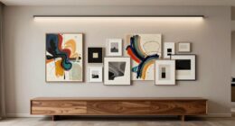 layer art above furniture