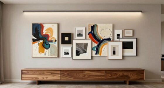 layer art above furniture