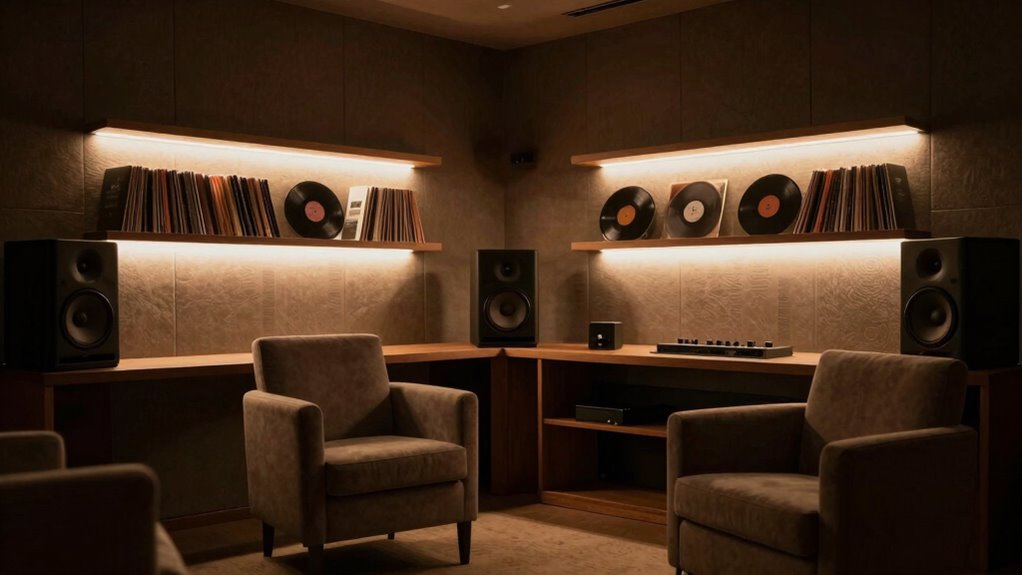 lighting enhances listening ambiance