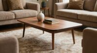 mid century coffee table elegance