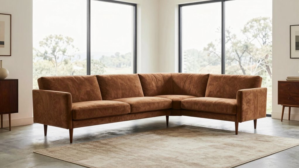 mid century sectional versatility