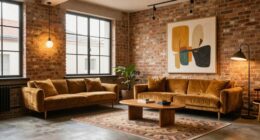 modern loft retro warmth