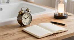 modern vintage desk aesthetic