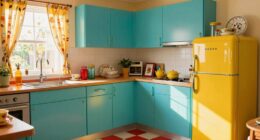 nostalgic colorful cozy ambiance