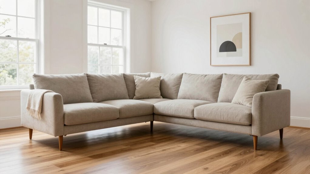 open plan sectional versatility