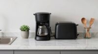 organized appliance countertop styling